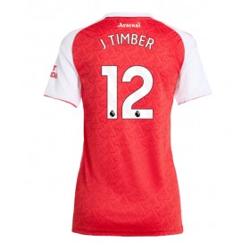 Damen Fußballbekleidung Arsenal Jurrien Timber #12 Heimtrikot 2025-26 Kurzarm